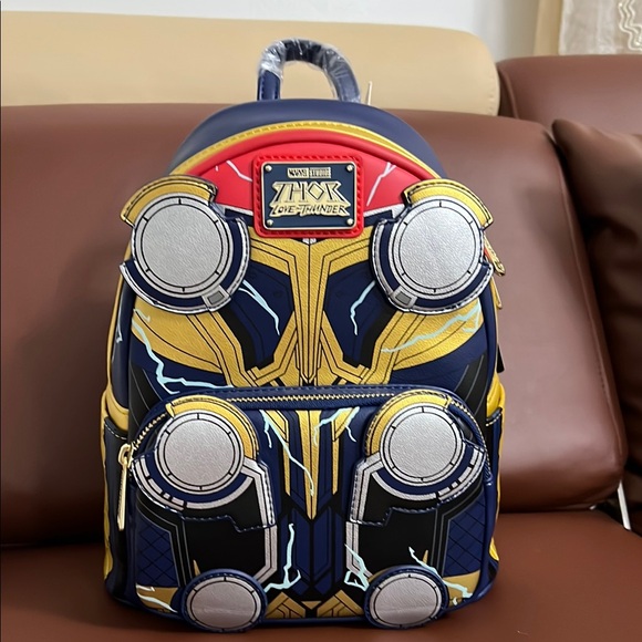Marvel Other - Marvel Thor Backpack unisex- Blue and Yellow NWT